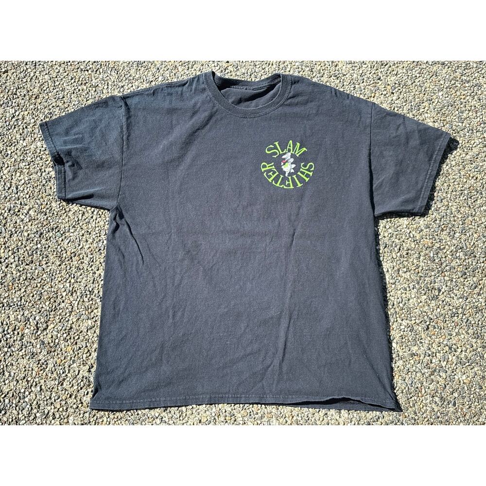 Vtg Y2K Slam Shifter WA Metal Band XL merch concert shirt hot rod punk - Picture 2 of 4